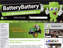 Tablet Screenshot of batterybattery.ca